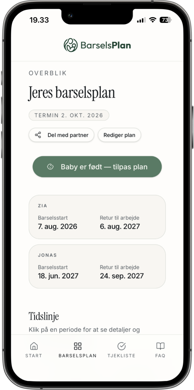 BarselsPlan – Jeres barselsplan